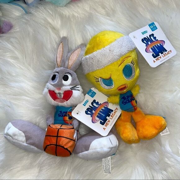 🆕 SPACE Jam Bugs and Tweety stuffed crinkle-squeak toys - Picture 2 of 6
